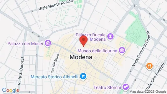 Apartments for rent i Modena - kort over placeringen