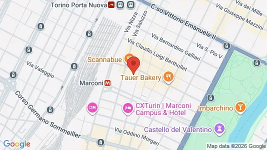 Apartments for rent i Turin - kort over placeringen