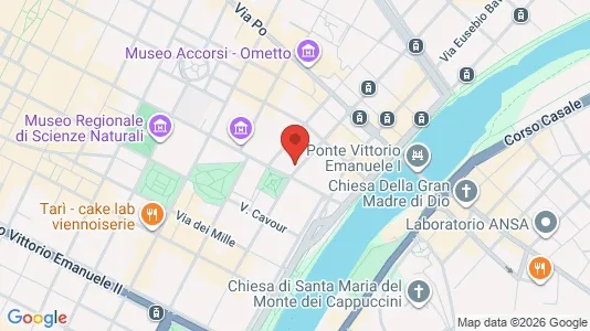 Apartments for rent i Turin - kort over placeringen