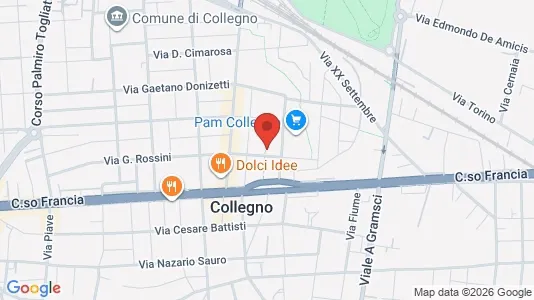Apartments for rent i Collegno - kort over placeringen