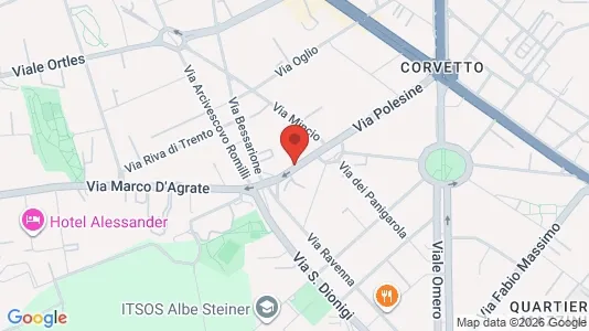 Apartments for rent i Milano Zona 1 - Centro storico - kort over placeringen