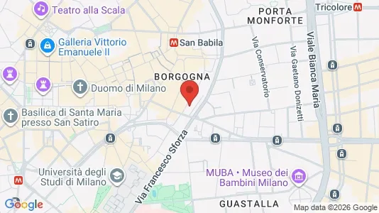 Apartments for rent i Milano Zona 1 - Centro storico - kort over placeringen