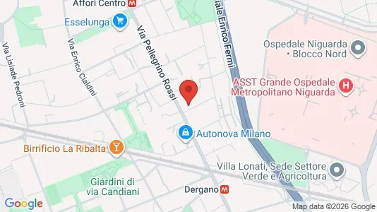 Apartments for rent i Milano Zona 9 - Porta Garibaldi, Niguarda - kort over placeringen