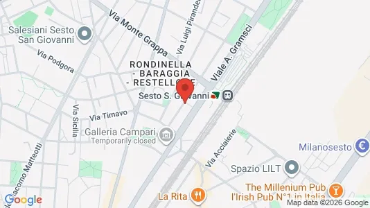Apartments for rent i Sesto San Giovanni - kort over placeringen