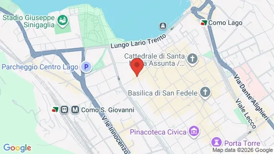 Apartments for rent i Como - kort over placeringen