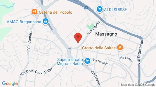 Apartments for rent i Lugano - kort over placeringen