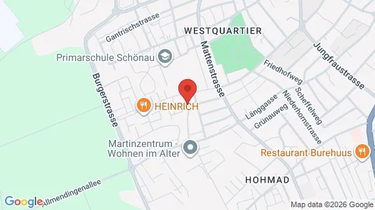 Apartments for rent i Thun - kort over placeringen