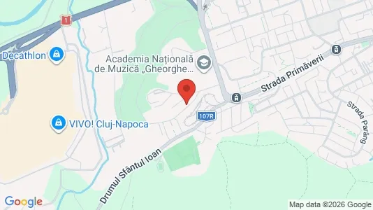 Apartments for rent i Cluj-Napoca - kort over placeringen