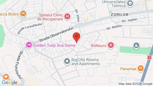 Apartments for rent i Cluj-Napoca - kort over placeringen