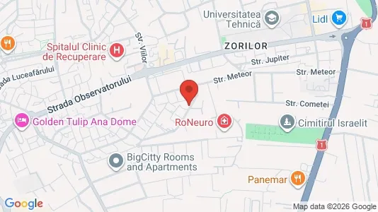 Apartments for rent i Cluj-Napoca - kort over placeringen