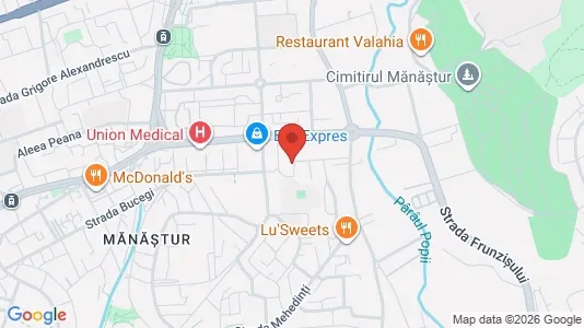 Apartments for rent i Cluj-Napoca - kort over placeringen