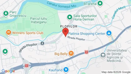 Apartments for rent i Cluj-Napoca - kort over placeringen
