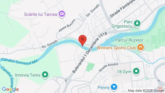 Apartments for rent i Cluj-Napoca - kort over placeringen
