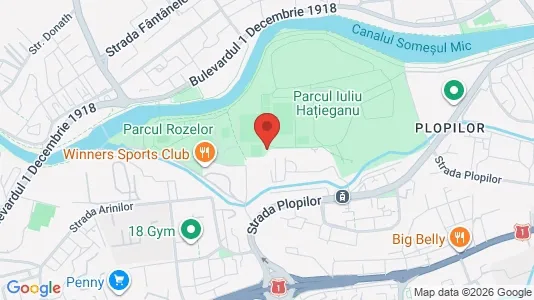 Apartments for rent i Cluj-Napoca - kort over placeringen