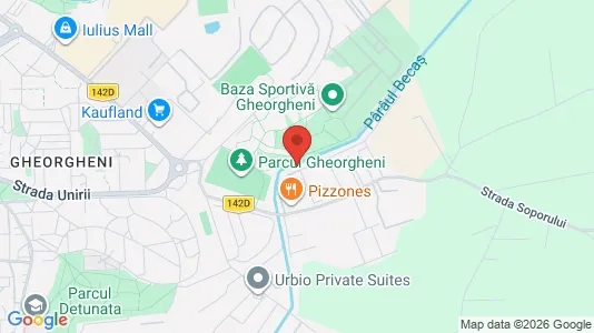 Apartments for rent i Cluj-Napoca - kort over placeringen
