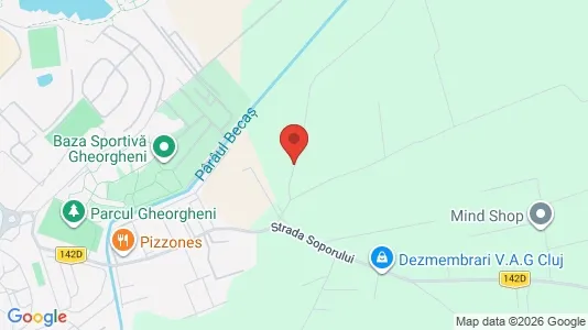 Apartments for rent i Cluj-Napoca - kort over placeringen