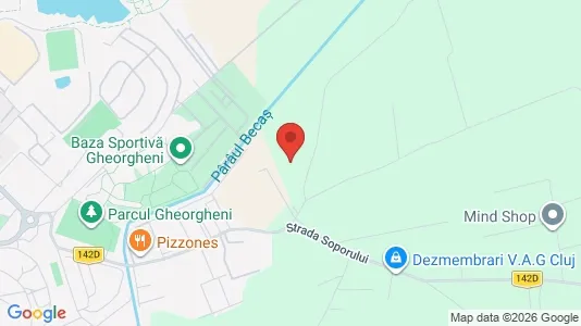 Apartments for rent i Cluj-Napoca - kort over placeringen