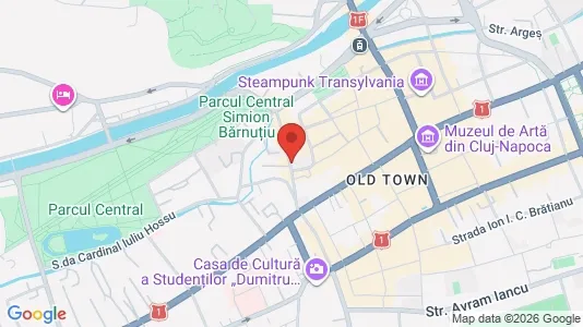Apartments for rent i Cluj-Napoca - kort over placeringen