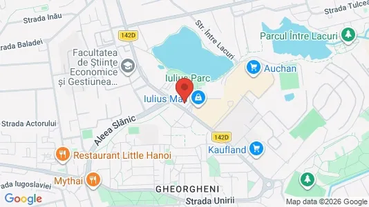 Apartments for rent i Cluj-Napoca - kort over placeringen