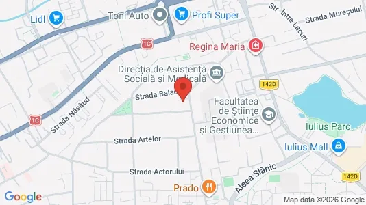 Apartments for rent i Cluj-Napoca - kort over placeringen
