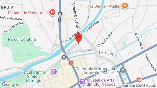 Apartments for rent i Cluj-Napoca - kort over placeringen