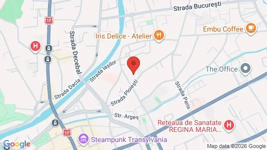 Apartments for rent i Cluj-Napoca - kort over placeringen