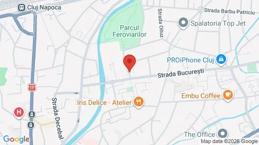 Apartments for rent i Cluj-Napoca - kort over placeringen