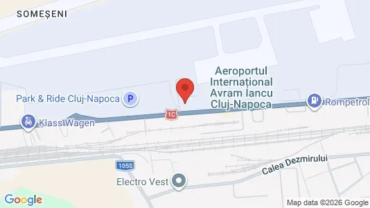 Apartments for rent i Cluj-Napoca - kort over placeringen