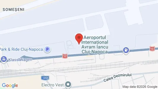 Apartments for rent i Cluj-Napoca - kort over placeringen