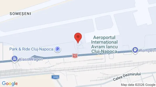 Apartments for rent i Cluj-Napoca - kort over placeringen