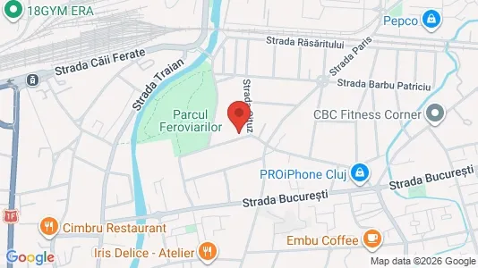 Apartments for rent i Cluj-Napoca - kort over placeringen