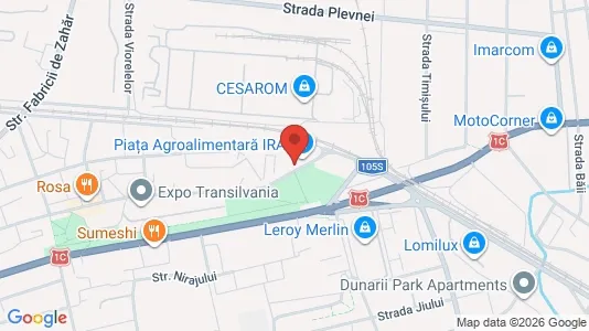 Apartments for rent i Cluj-Napoca - kort over placeringen