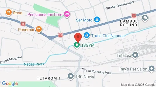 Apartments for rent i Cluj-Napoca - kort over placeringen