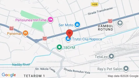 Apartments for rent i Cluj-Napoca - kort over placeringen