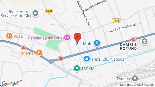 Apartments for rent i Cluj-Napoca - kort over placeringen