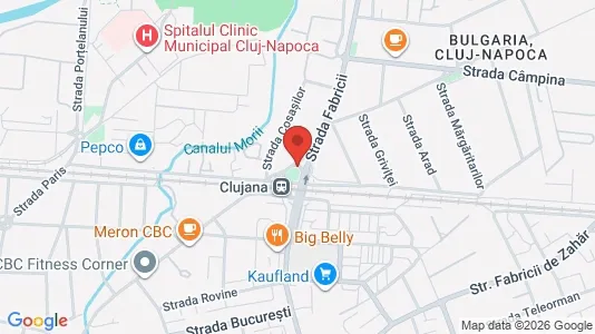 Apartments for rent i Cluj-Napoca - kort over placeringen