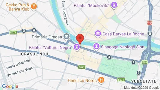Apartments for rent i Oradea - kort over placeringen