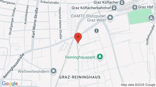 Apartments for rent i Graz - kort over placeringen