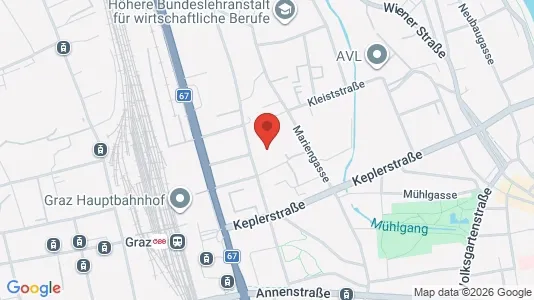 Apartments for rent i Graz - kort over placeringen