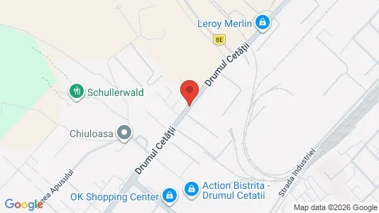 Apartments for rent i Bistriţa - kort over placeringen