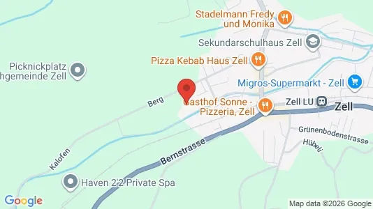 Apartments for rent i Willisau - kort over placeringen