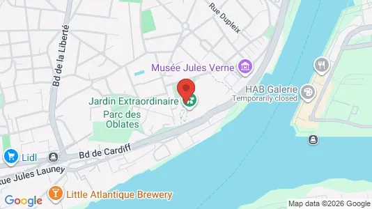 Apartments for rent i Nantes - kort over placeringen