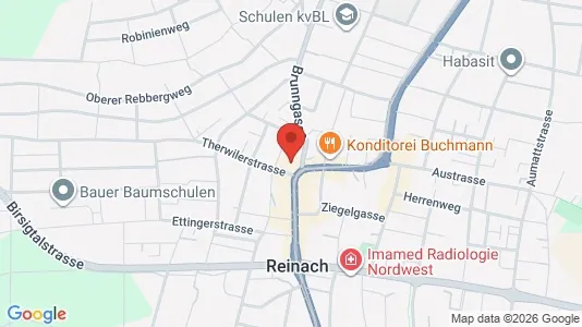 Apartments for rent i Arlesheim - kort over placeringen