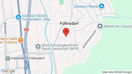 Apartments for rent i Liestal - kort over placeringen