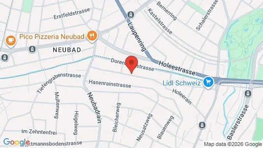 Apartments for rent i Arlesheim - kort over placeringen