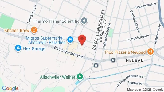 Apartments for rent i Arlesheim - kort over placeringen