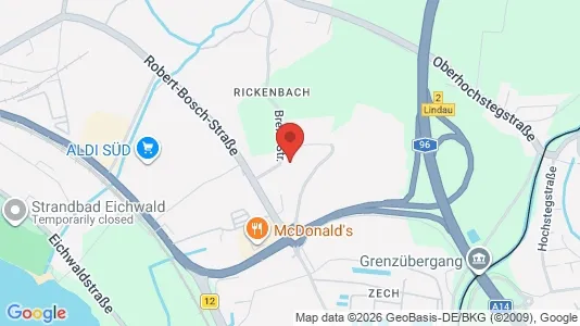Apartments for rent i Lindau - kort over placeringen