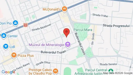 Apartments for rent i Baia Mare - kort over placeringen