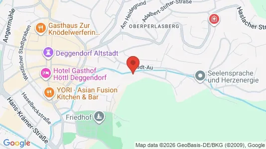Apartments for rent i Deggendorf - kort over placeringen