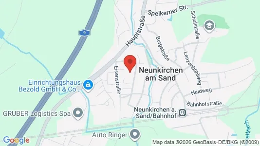 Apartments for rent i Nürnberger Land - kort over placeringen